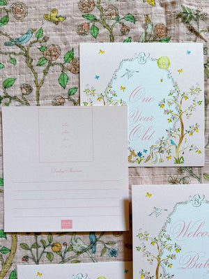 Pink Baby Milestone Cards