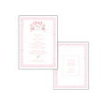 Pink Border Horse Crest
