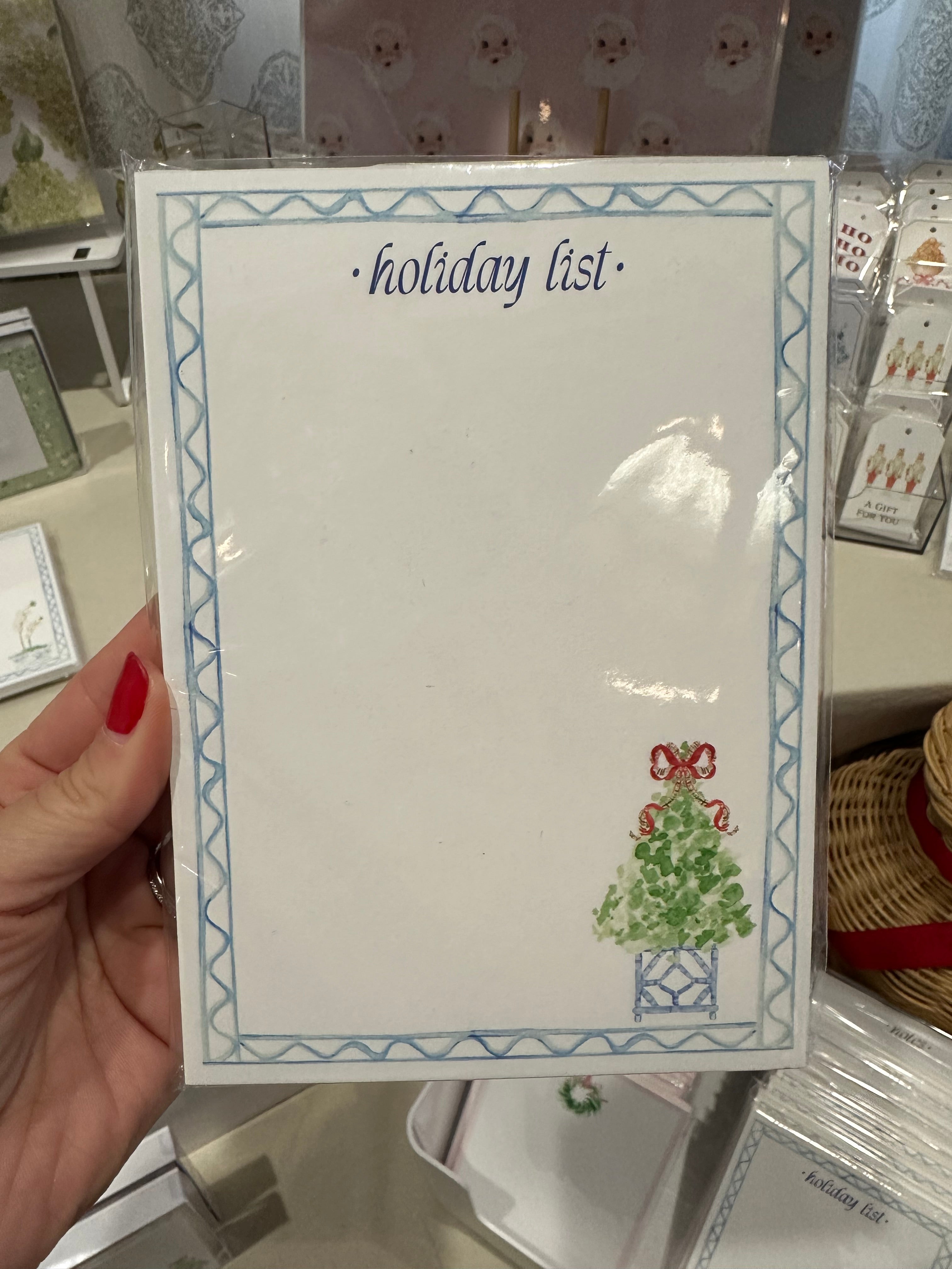 Holiday List Notepads