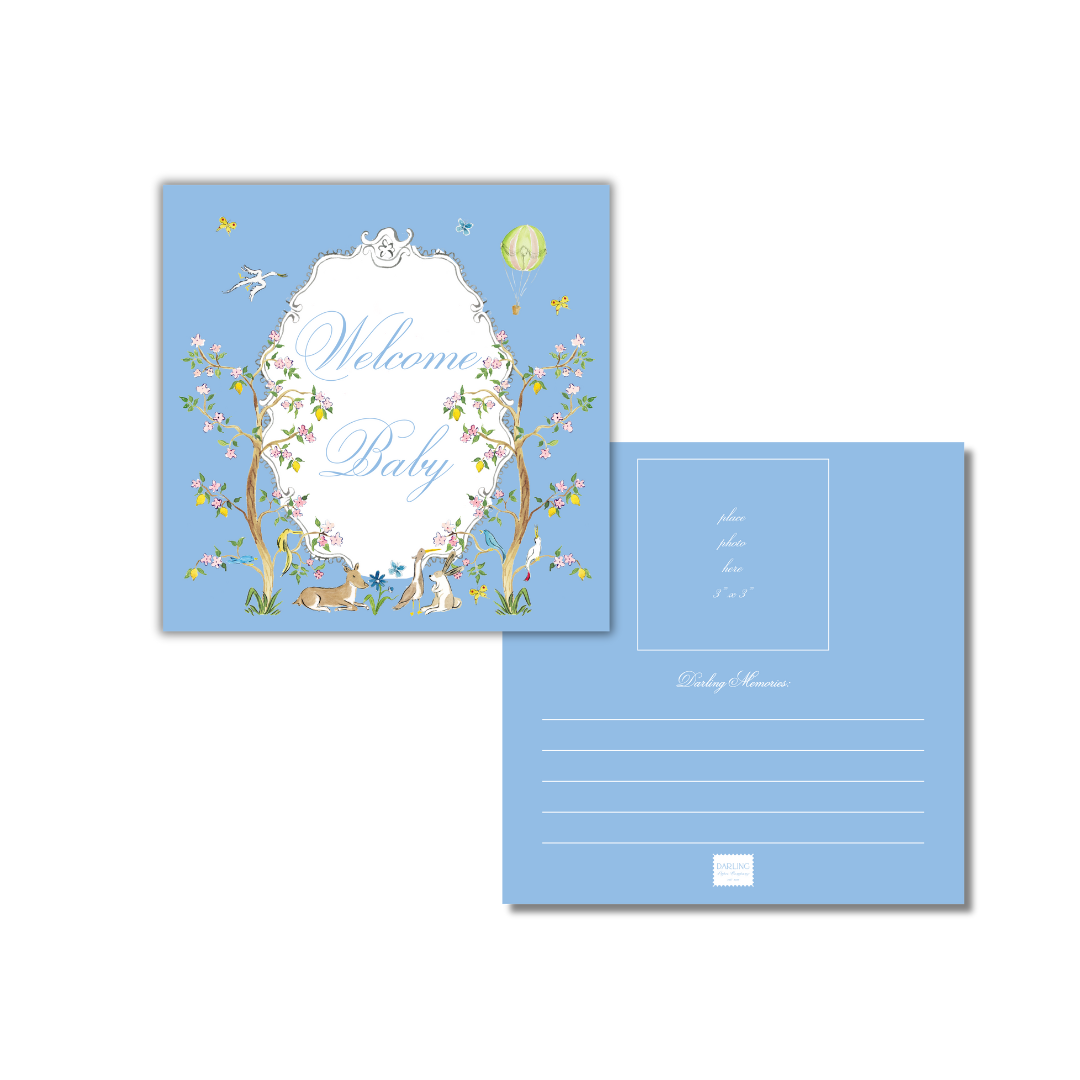 Blue Baby Milestone Cards