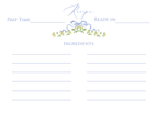 Blue Bow and Hydrangeas Gift Set