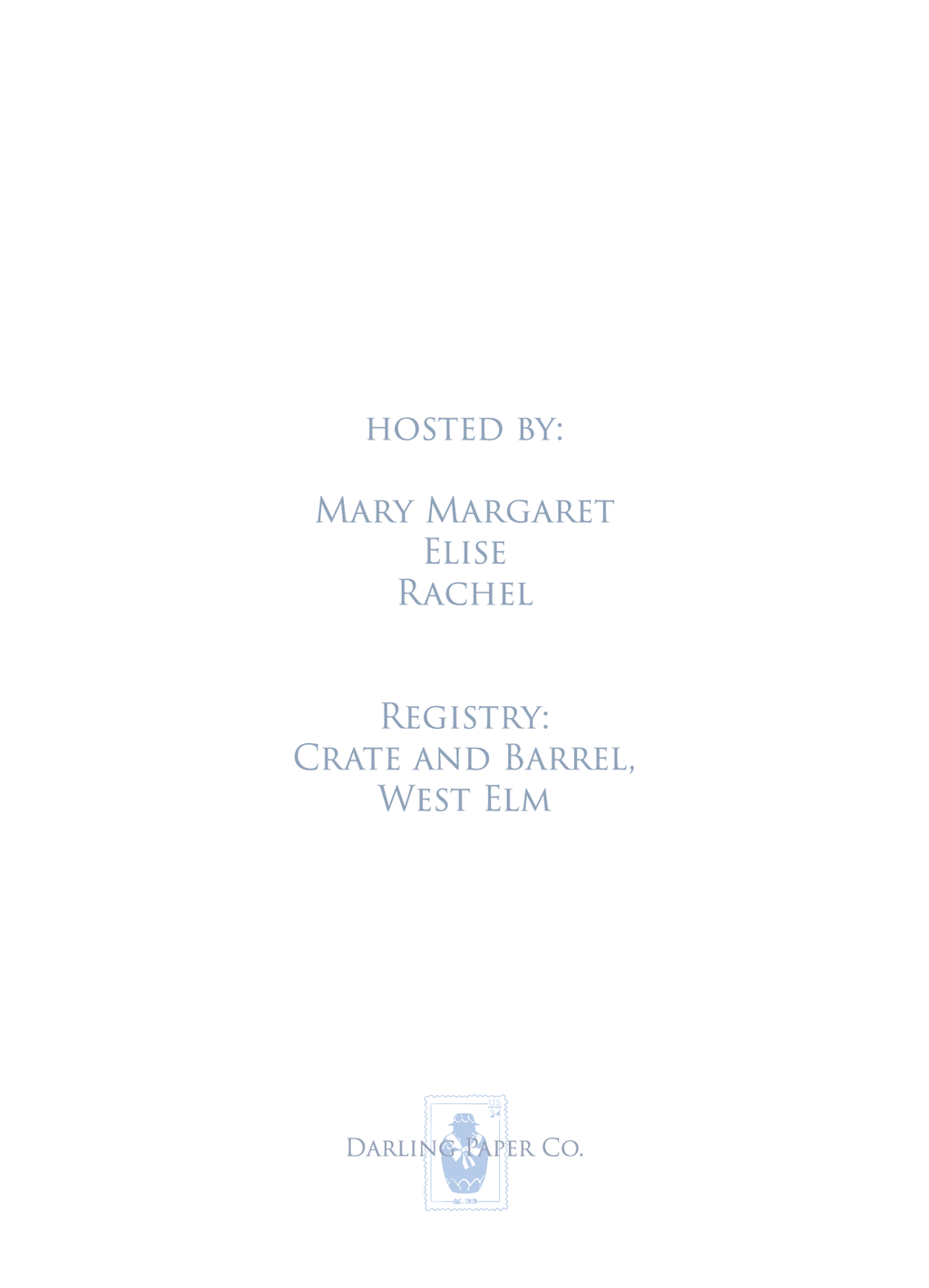 Pink Roses & Ribbons Baby Shower Invitation