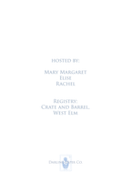 Pink Roses & Ribbons Baby Shower Invitation