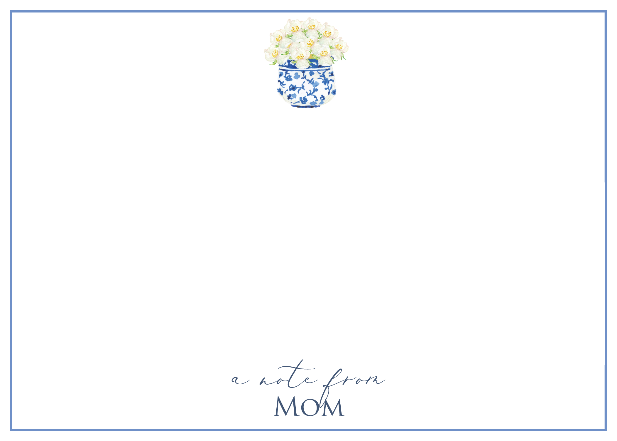 Blue Vase Gift Set