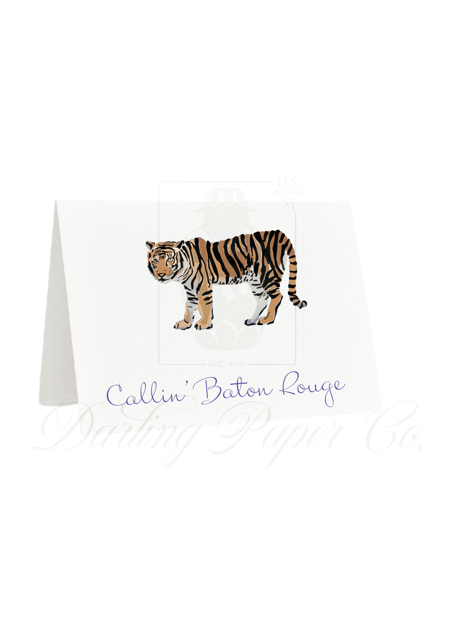 Callin' Baton Rouge Notecard