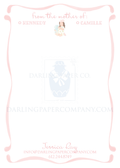 Pink Border Little Girl Mother of Notepad