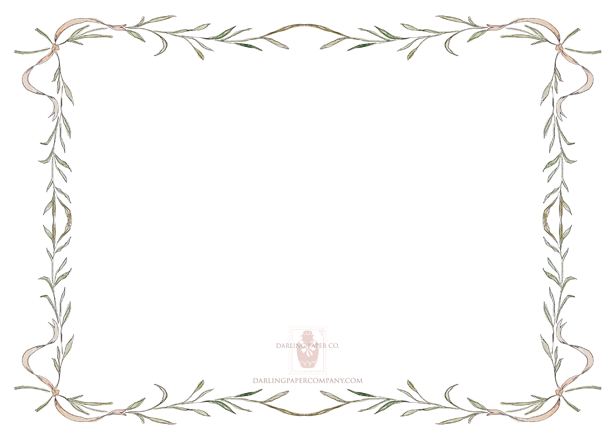 From the Nursery of Girl Notecards