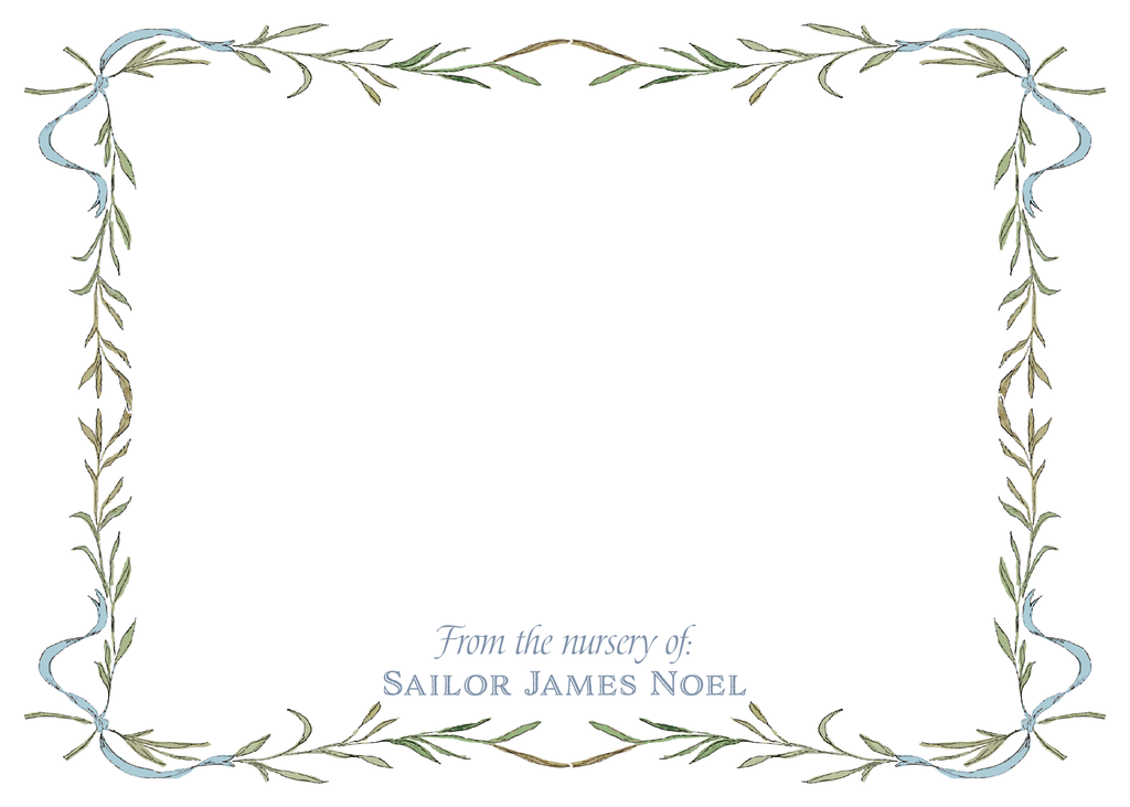 From the Nursery of Boy Notecards