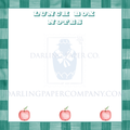 Green Gingham Lunch box Notes