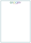 Colorful Grocery List Notepad