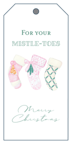 For your Pink Mistle-toes Gift Tag