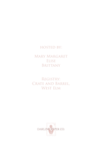 Pink Roses & Ribbons Baby Shower Invitation