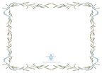 Blue Pre-written Thank You Cards