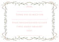 Pink Pre-written Thank You Cards