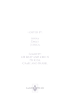 Pink Roses & Ribbons Baby Shower Invitation