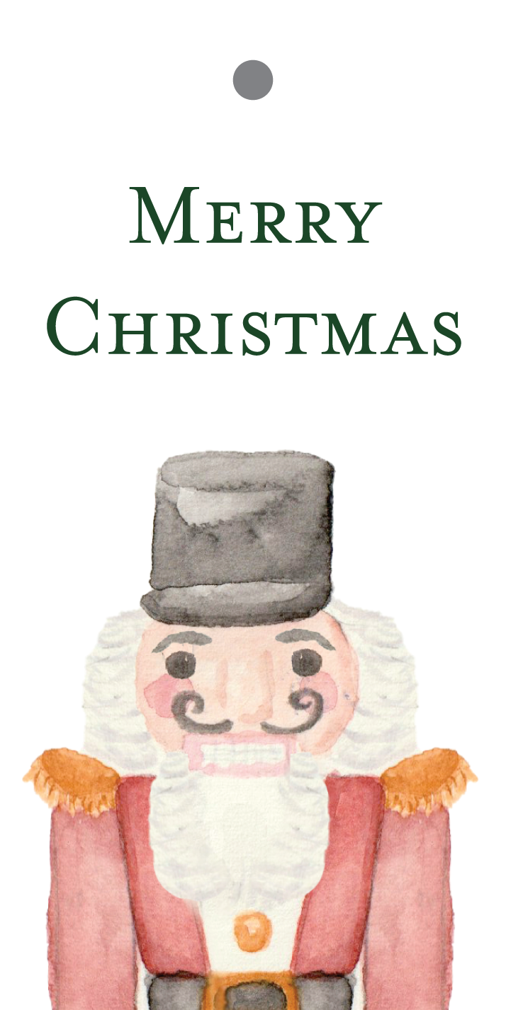 Classic Nutcracker Gift Tag