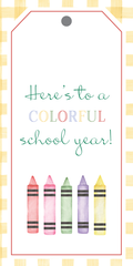 Crayon Gift Tag