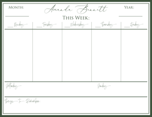 Weekly Planner