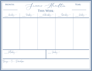 Weekly Planner